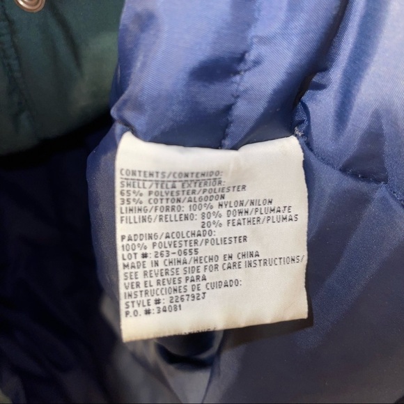 Vintage Mulberry Street Men Down Jacket Size L - Picture 6 of 6